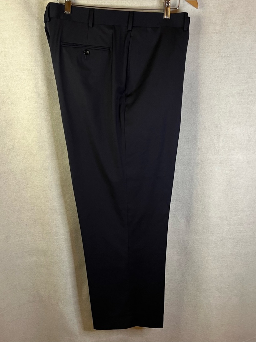 Brooks Brothers Dress Pants 44/30 Navy Wool Brooks Flex Madison Fit NWOT